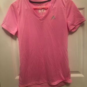 PINK adidas tee
